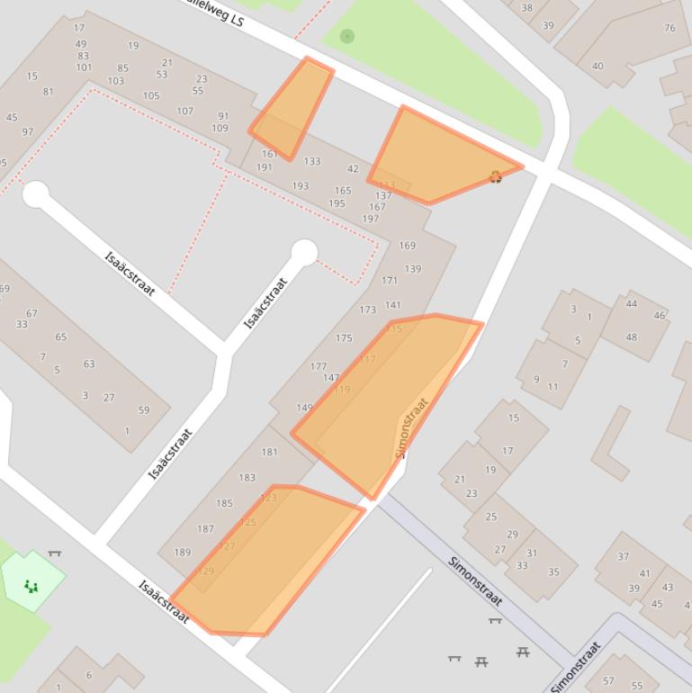 Kaart van postcodegebied 7553NE.