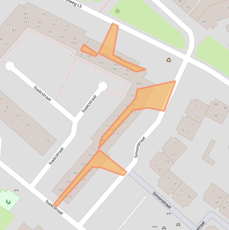 Kaart van postcodegebied 7553NG.