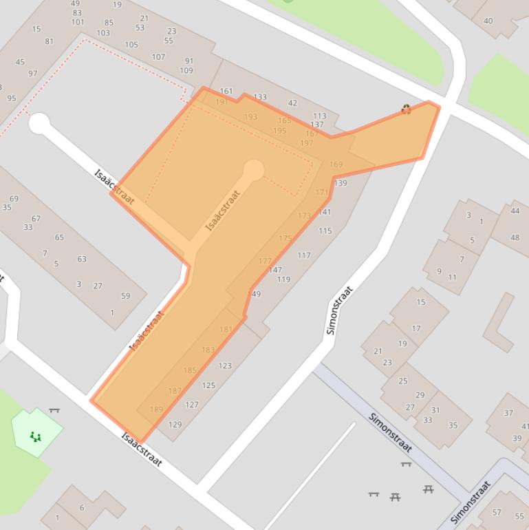 Kaart van postcodegebied 7553NH.