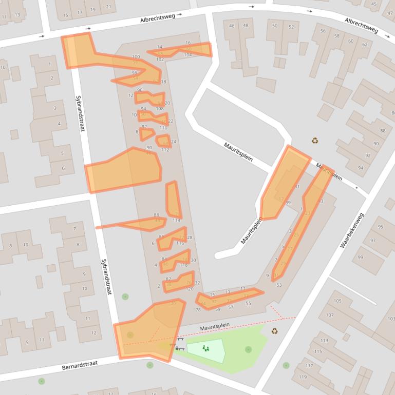 Kaart van postcodegebied 7553NS.