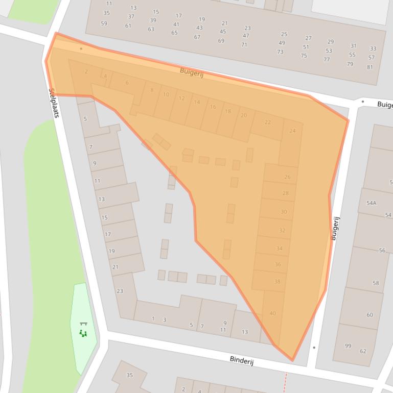 Kaart van postcodegebied 7553PB.