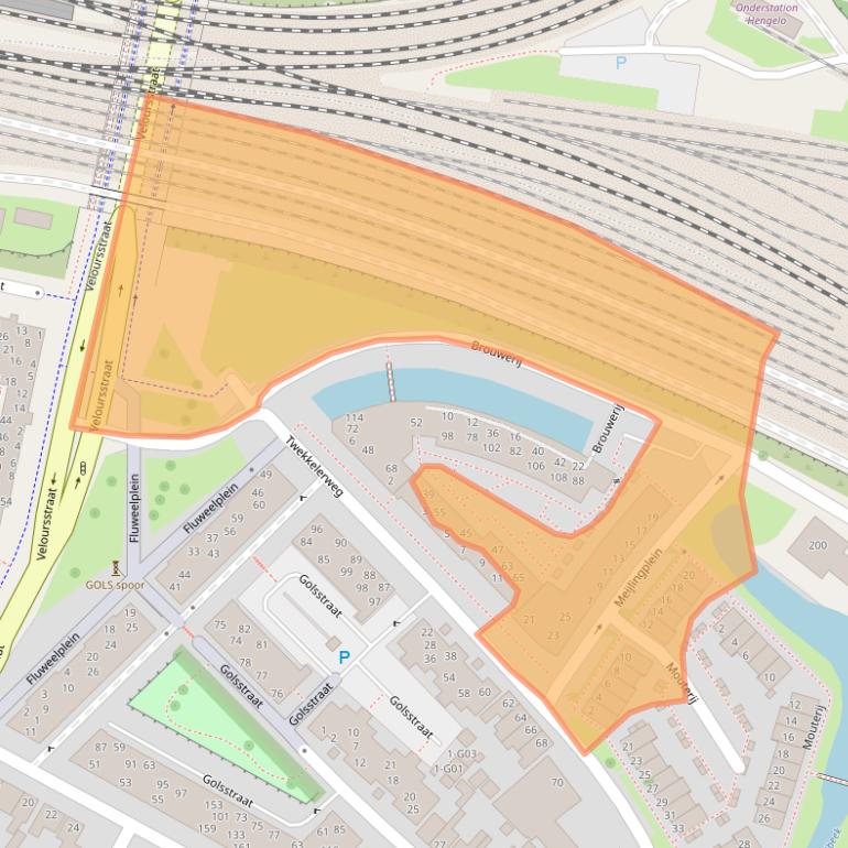Kaart van postcodegebied 7553RA.
