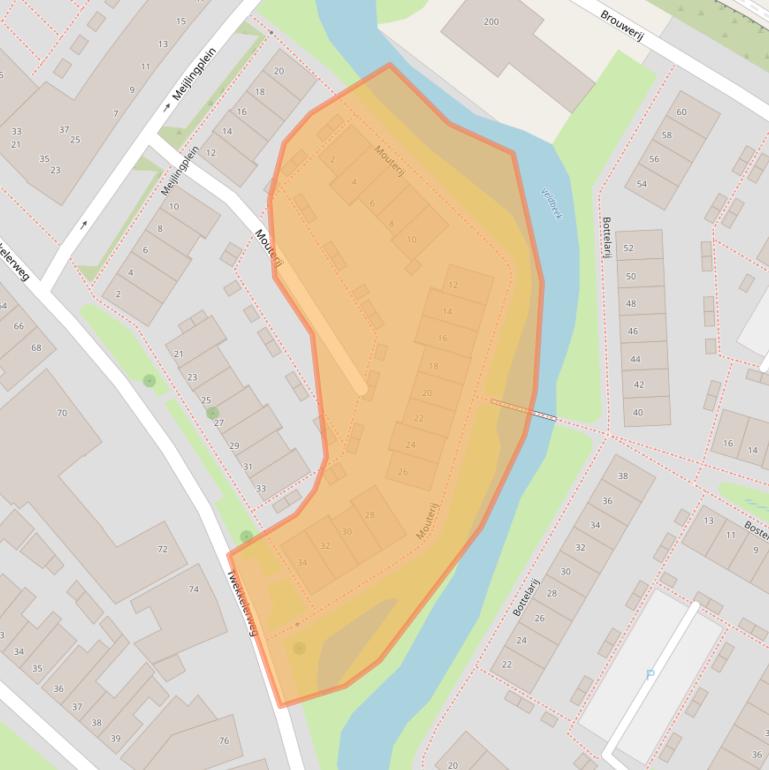 Kaart van postcodegebied 7553RC.