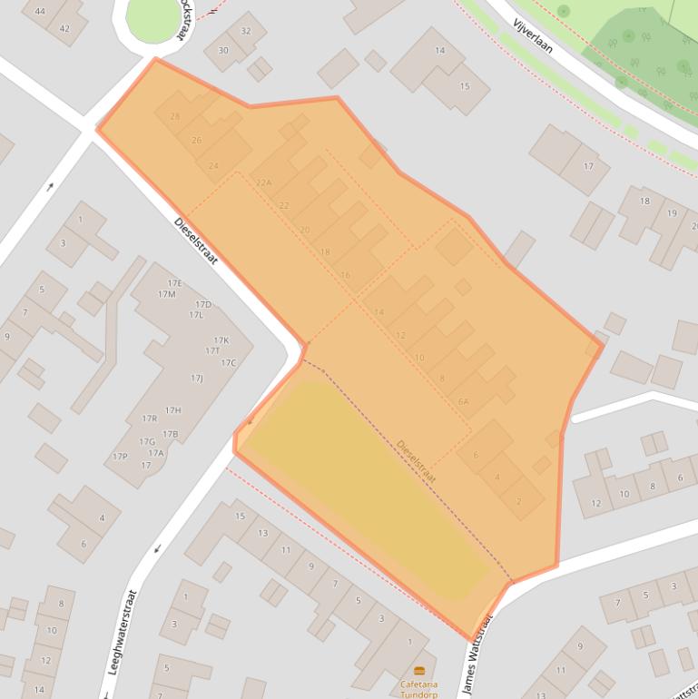 Kaart van postcodegebied 7553TJ.