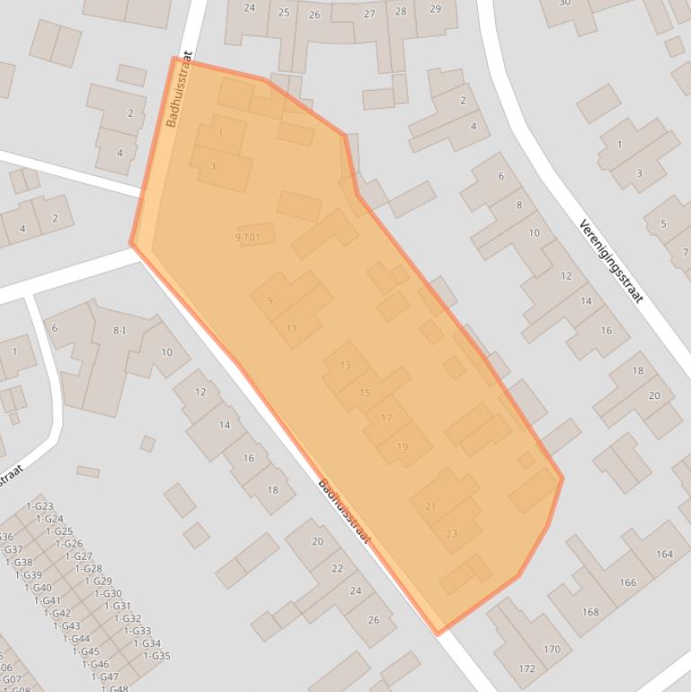 Kaart van postcodegebied 7553TN.
