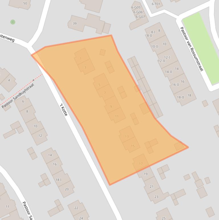 Kaart van postcodegebied 7553VD.