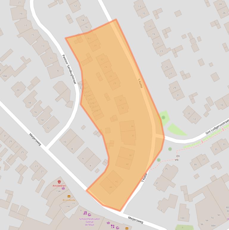 Kaart van postcodegebied 7553VH.