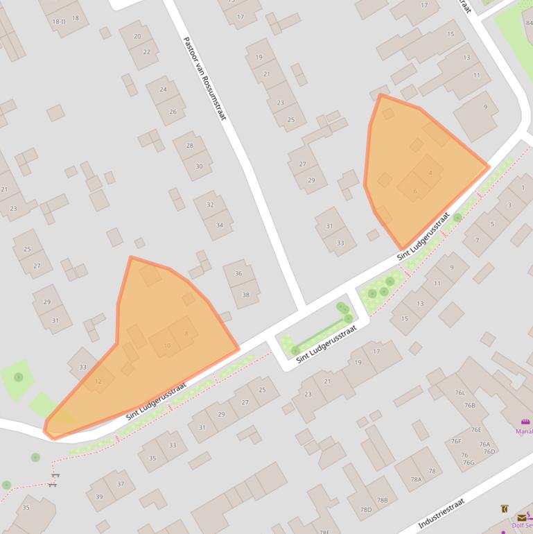 Kaart van postcodegebied 7553VL.