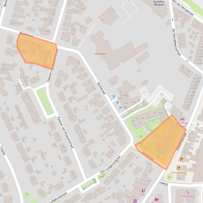 Kaart van postcodegebied 7553VT.