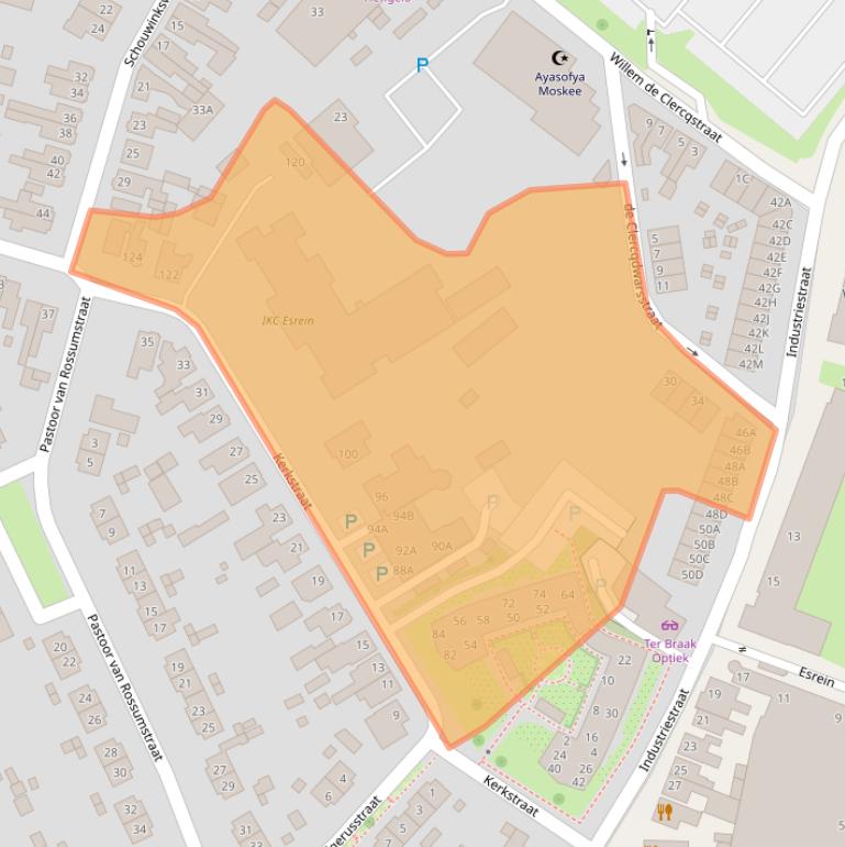 Kaart van postcodegebied 7553VX.