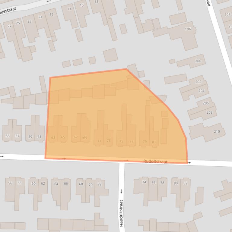 Kaart van postcodegebied 7553WH.