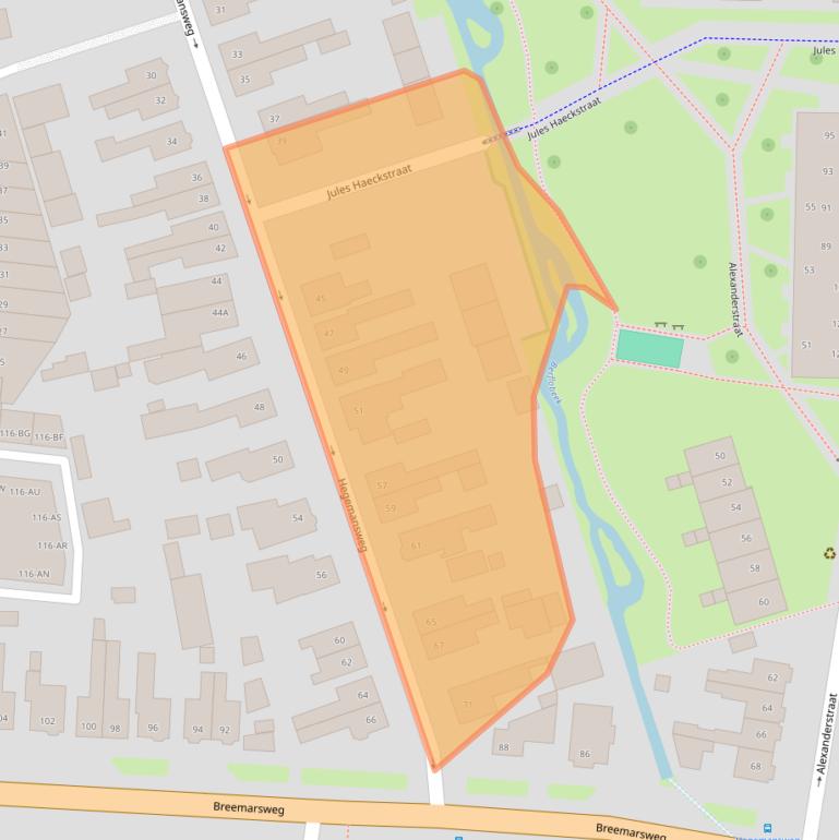 Kaart van postcodegebied 7553WN.