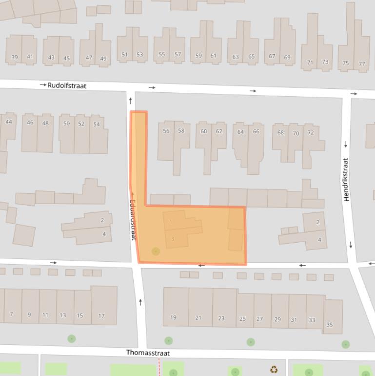 Kaart van postcodegebied 7553XA.