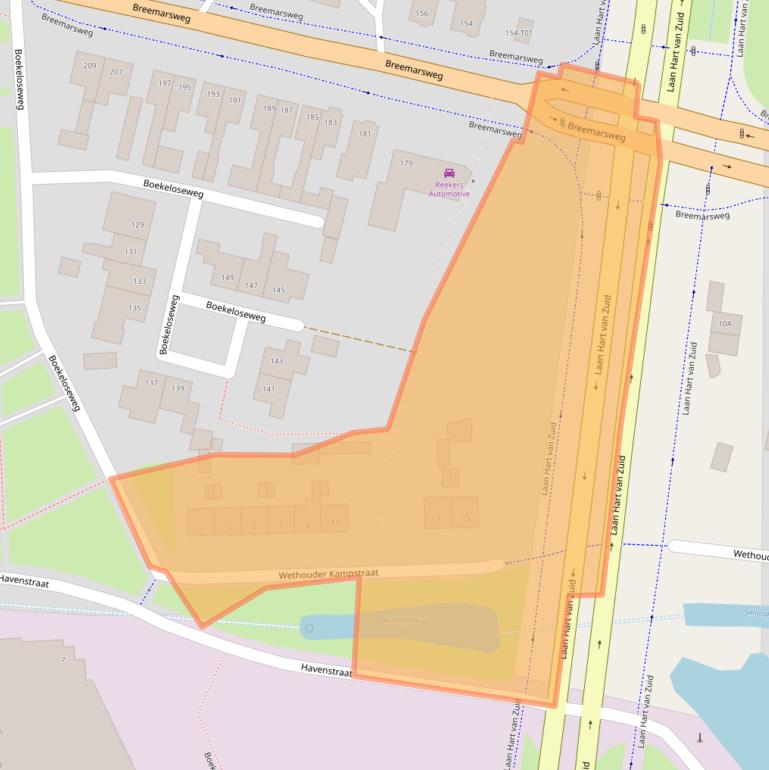 Kaart van postcodegebied 7553ZB.