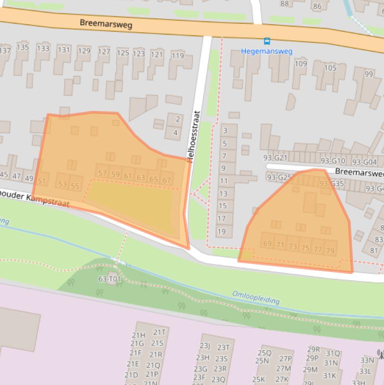 Kaart van postcodegebied 7553ZD.