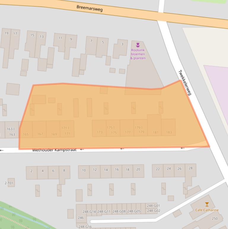 Kaart van postcodegebied 7553ZK.