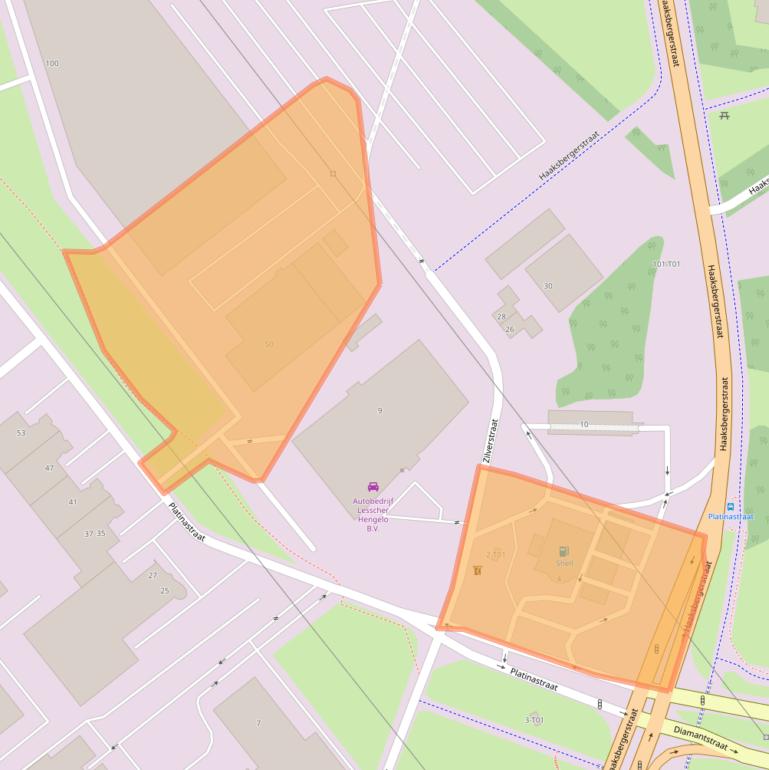 Kaart van postcodegebied 7554NA.