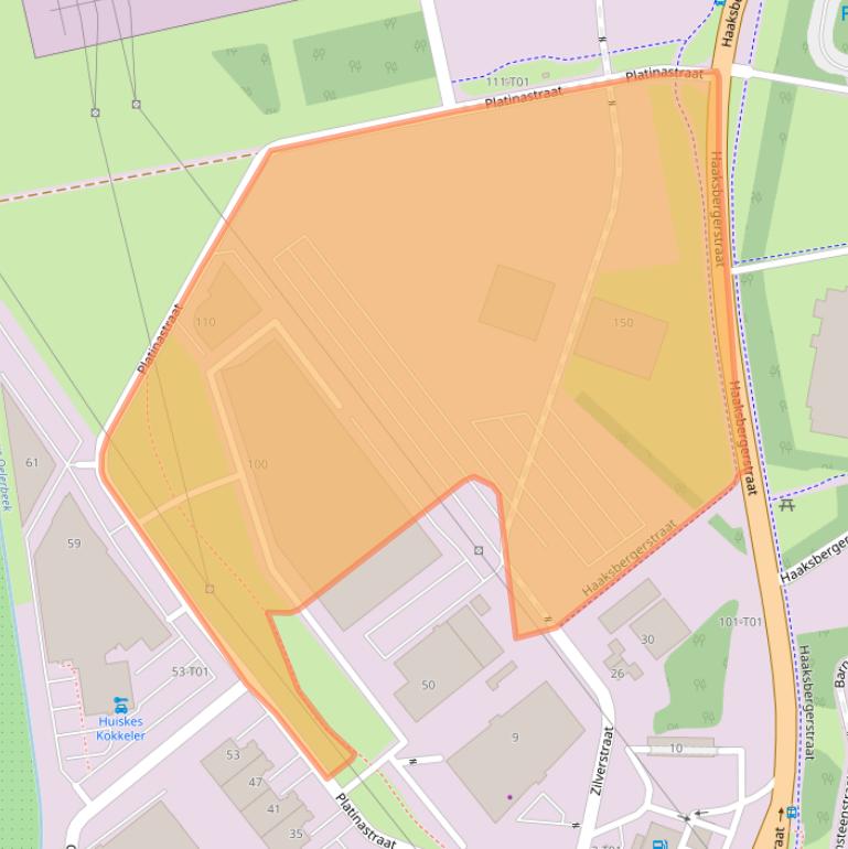 Kaart van postcodegebied 7554NB.