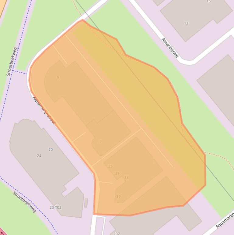 Kaart van postcodegebied 7554NM.