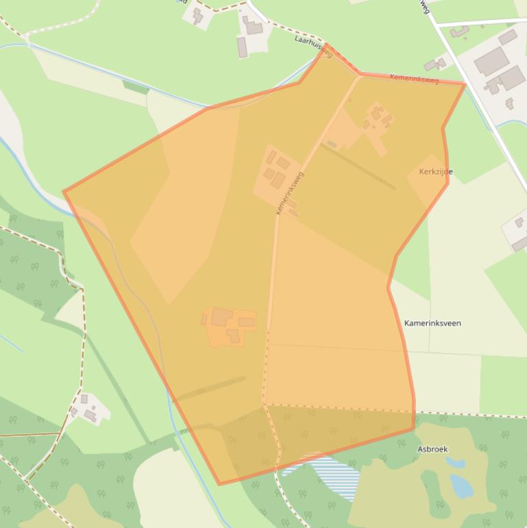 Kaart van postcodegebied 7554PP.