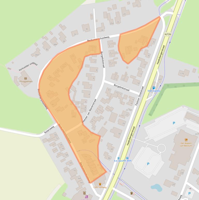 Kaart van postcodegebied 7554PX.