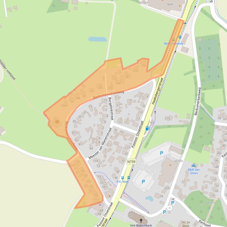 Kaart van postcodegebied 7554PZ.