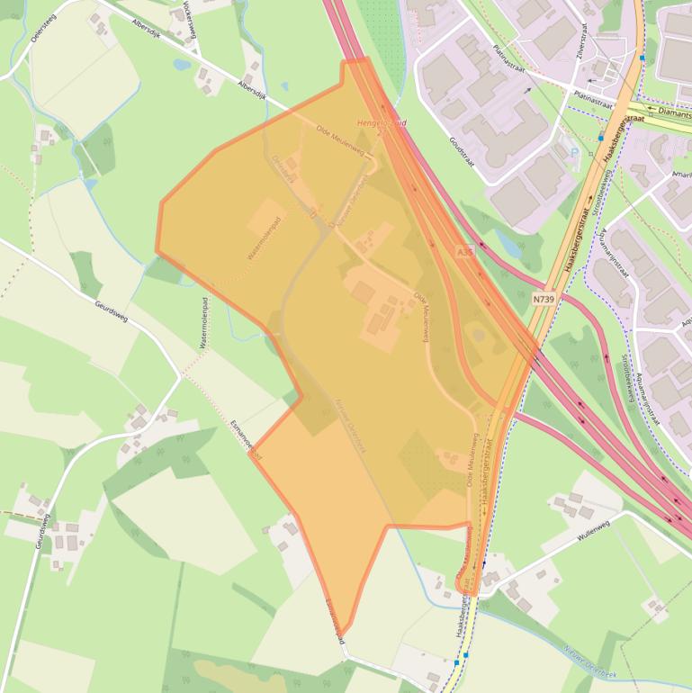 Kaart van postcodegebied 7554RL.