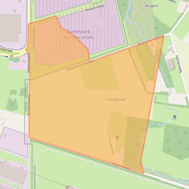 Kaart van postcodegebied 7554SB.