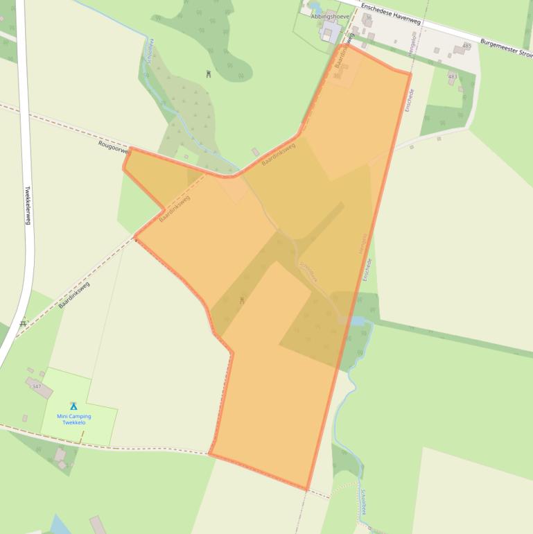 Kaart van postcodegebied 7554SH.