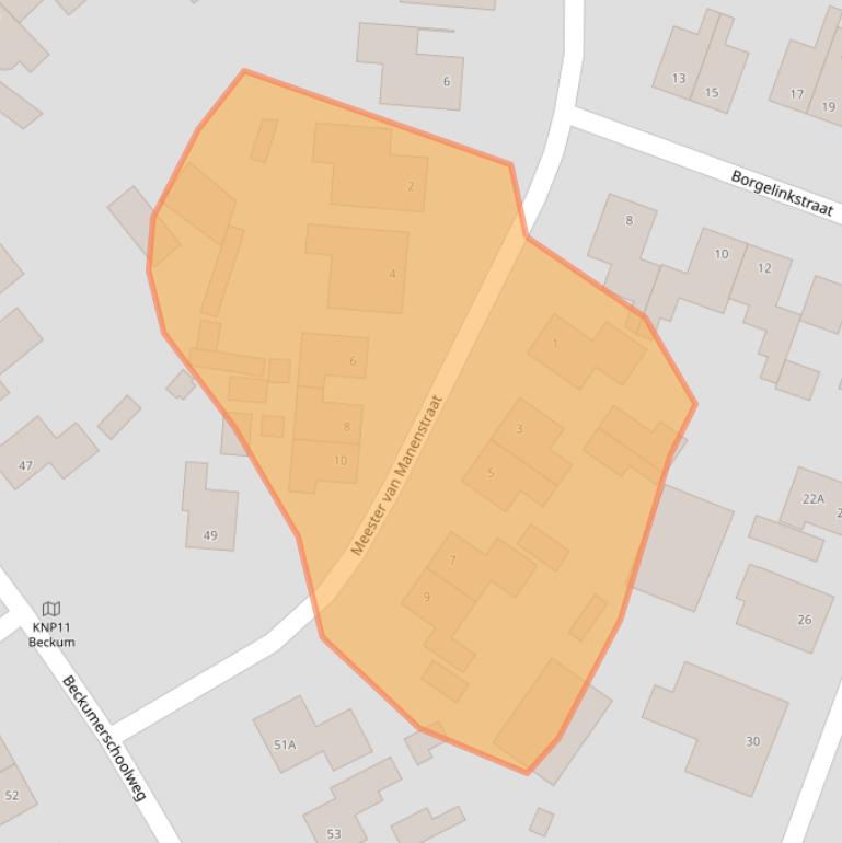 Kaart van postcodegebied 7554SL.