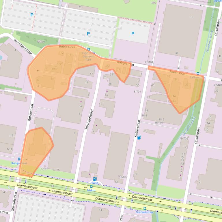 Kaart van postcodegebied 7554TB.
