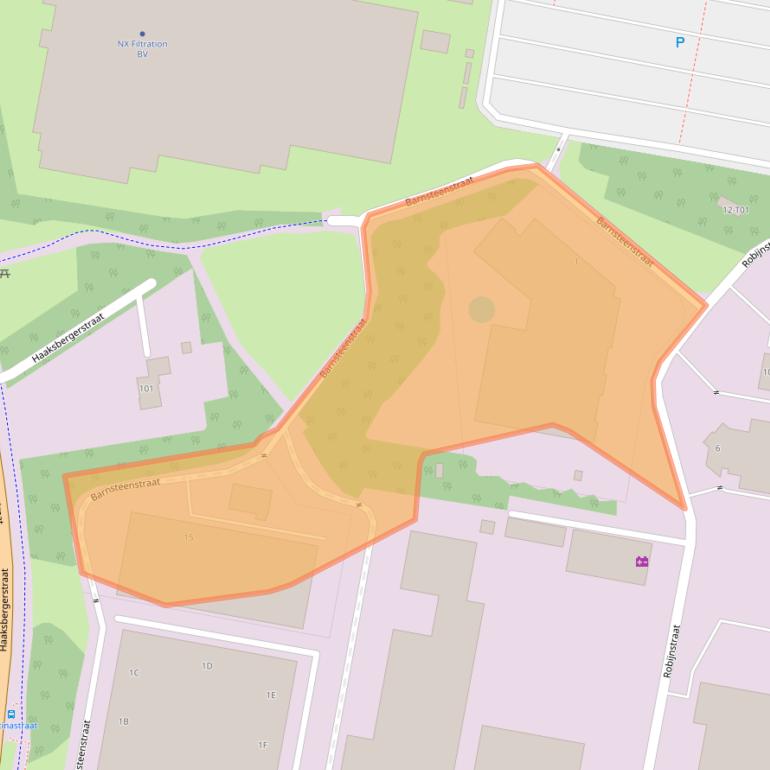 Kaart van postcodegebied 7554TC.