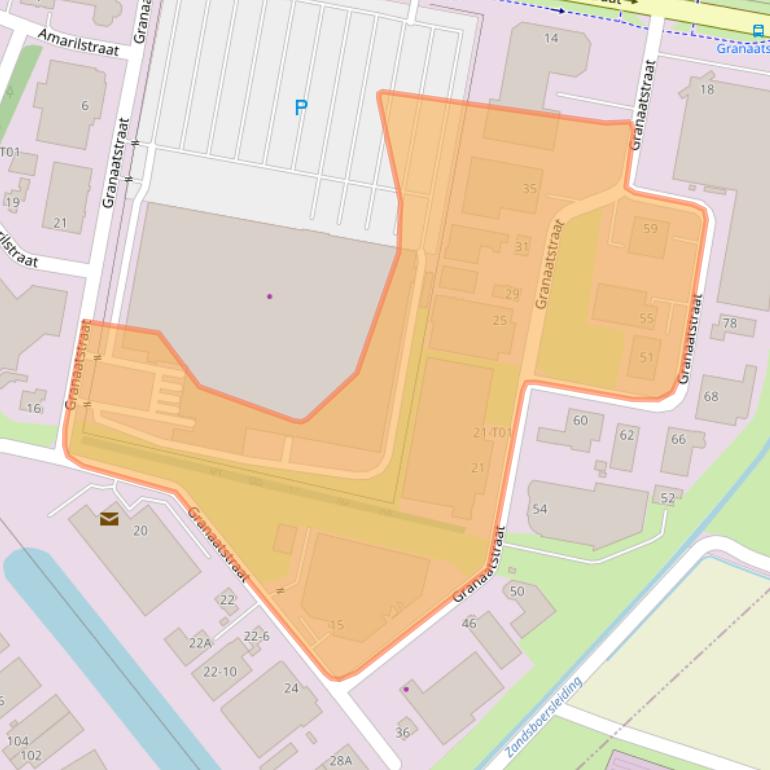 Kaart van postcodegebied 7554TN.