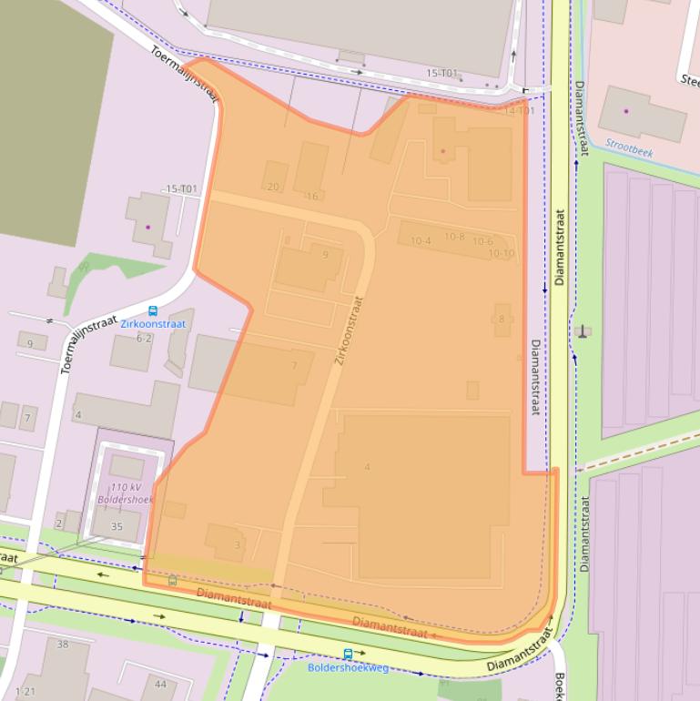 Kaart van postcodegebied 7554TT.