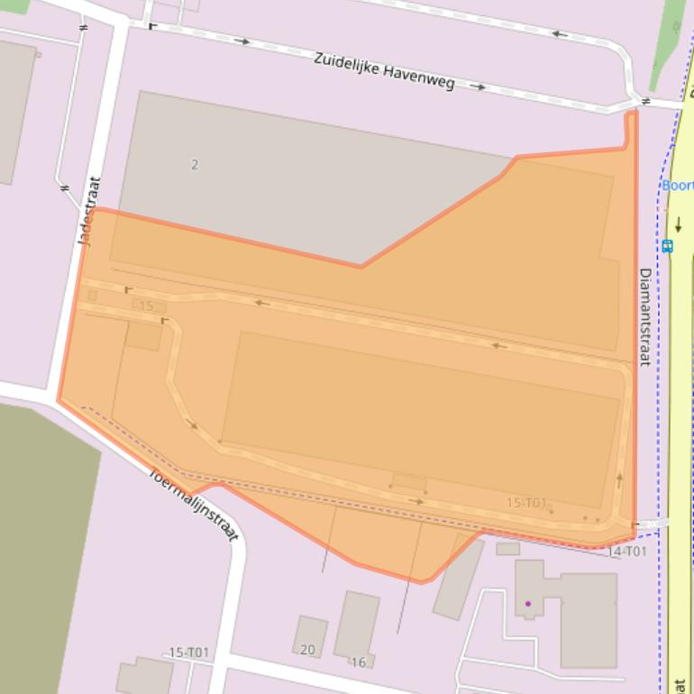 Kaart van postcodegebied 7554TZ.