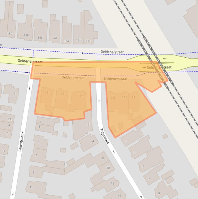 Kaart van postcodegebied 7555AA.