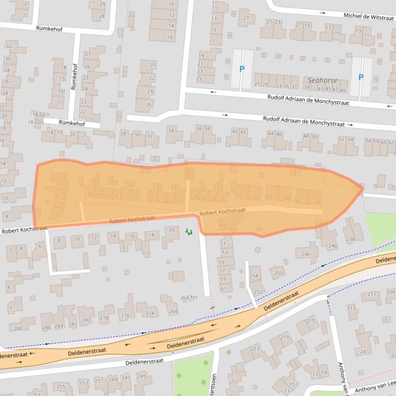 Kaart van postcodegebied 7555AM.