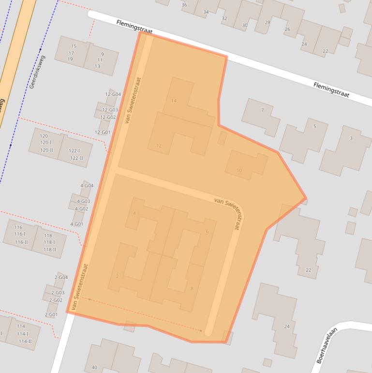 Kaart van postcodegebied 7555BL.