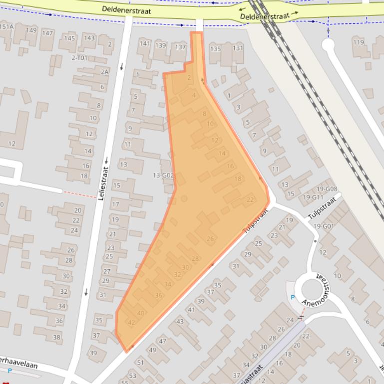 Kaart van postcodegebied 7555BT.