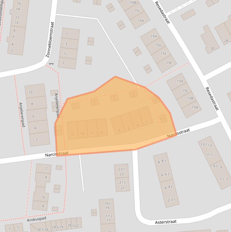 Kaart van postcodegebied 7555CX.