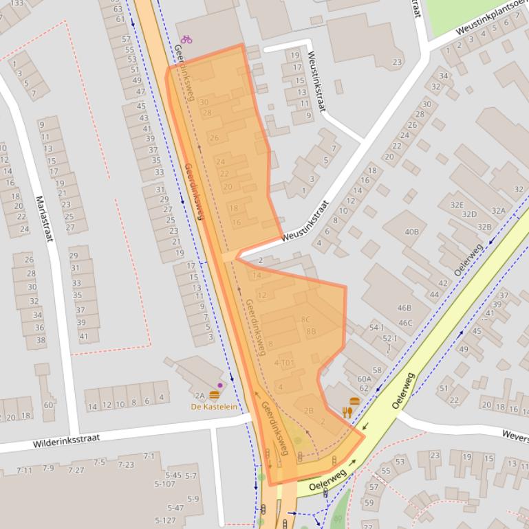 Kaart van postcodegebied 7555DM.