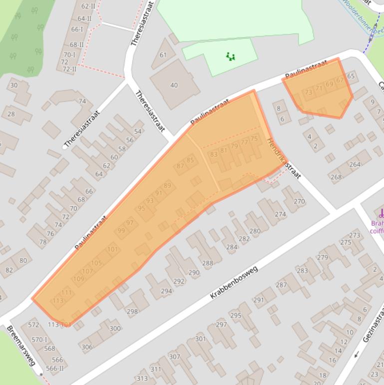 Kaart van postcodegebied 7555JV.