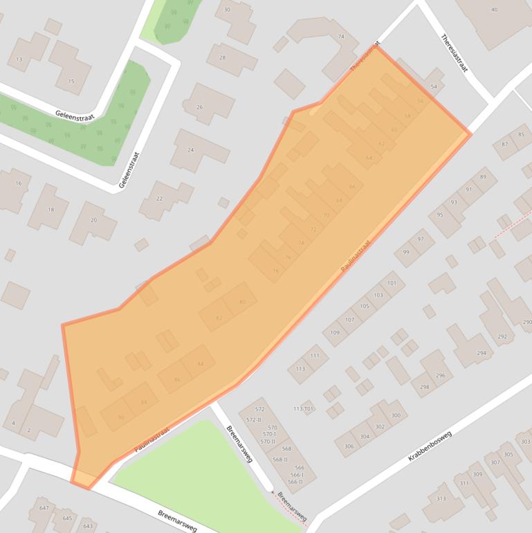 Kaart van postcodegebied 7555JX.