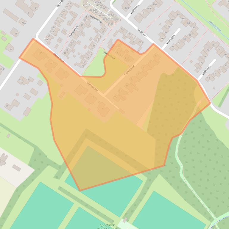 Kaart van postcodegebied 7555KW.