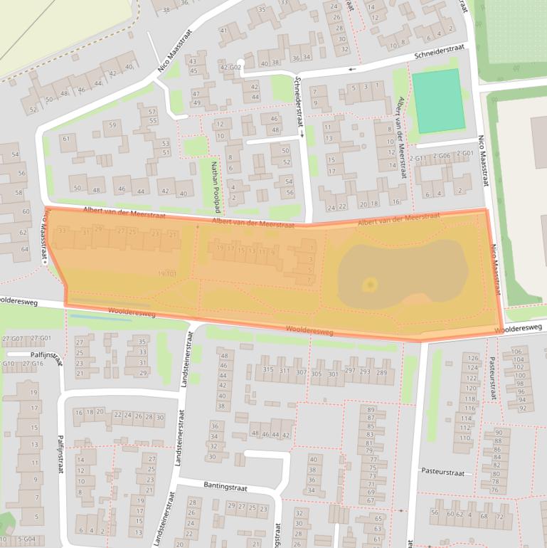 Kaart van postcodegebied 7555LE.