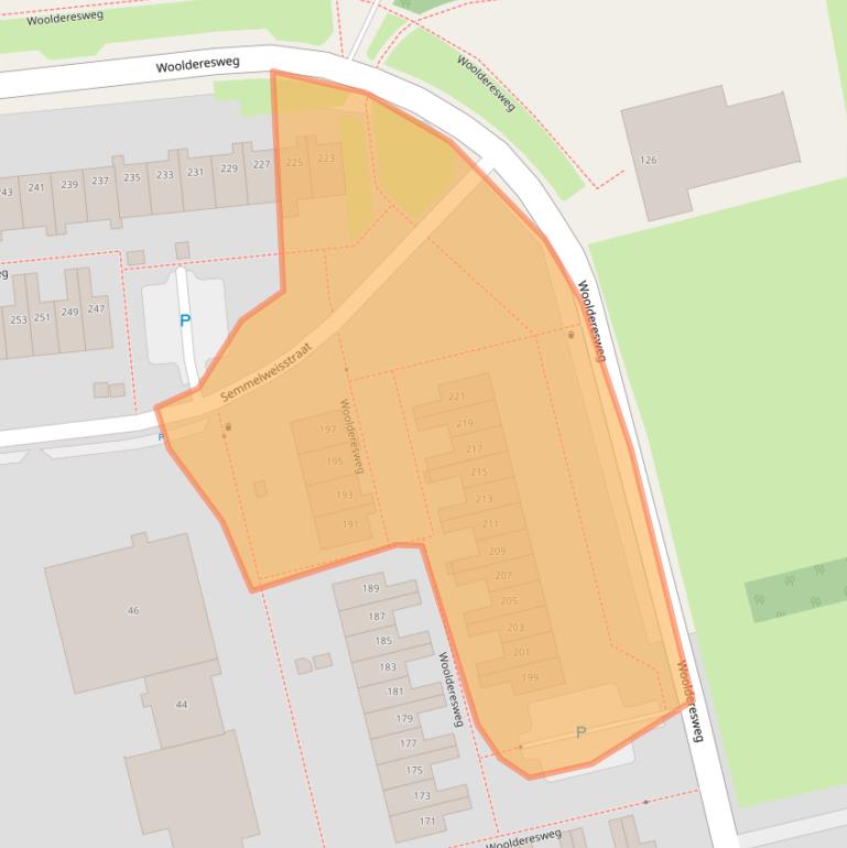 Kaart van postcodegebied 7555LM.