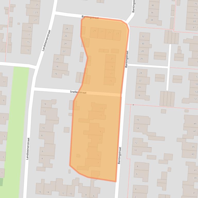 Kaart van postcodegebied 7555MC.