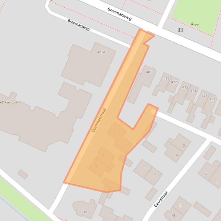 Kaart van postcodegebied 7555MX.