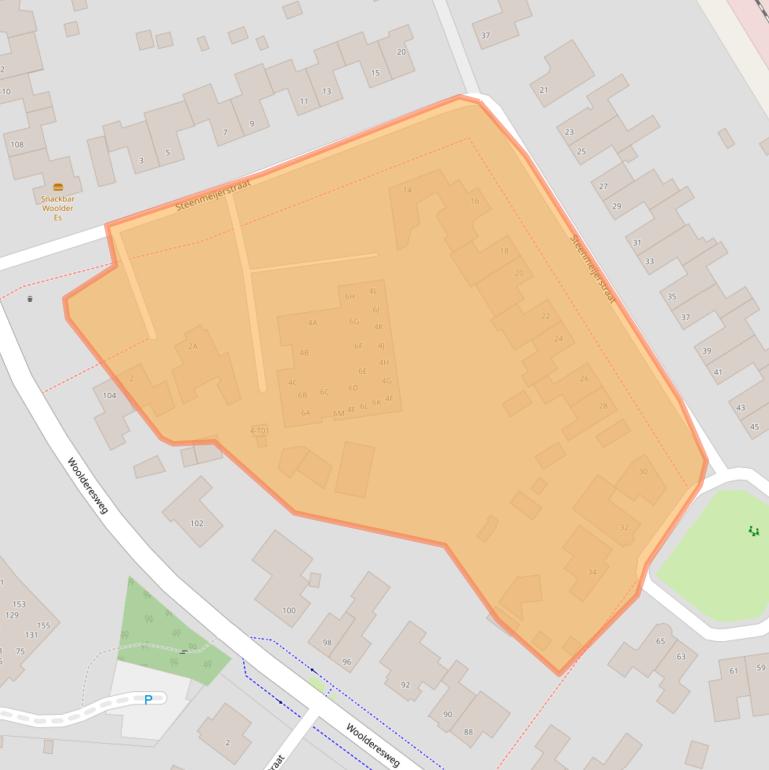 Kaart van postcodegebied 7555NB.