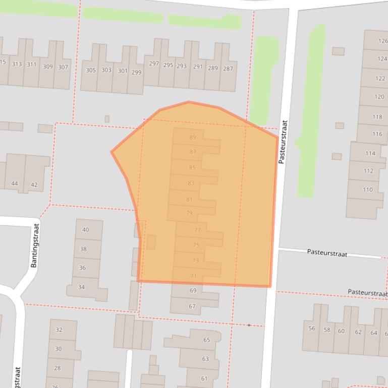 Kaart van postcodegebied 7555NE.